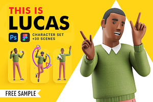 THIS IS LUCAS | 3d character set
