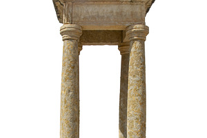 Historic stone monument isolated, an Architecture Photo by DanFLCreativo