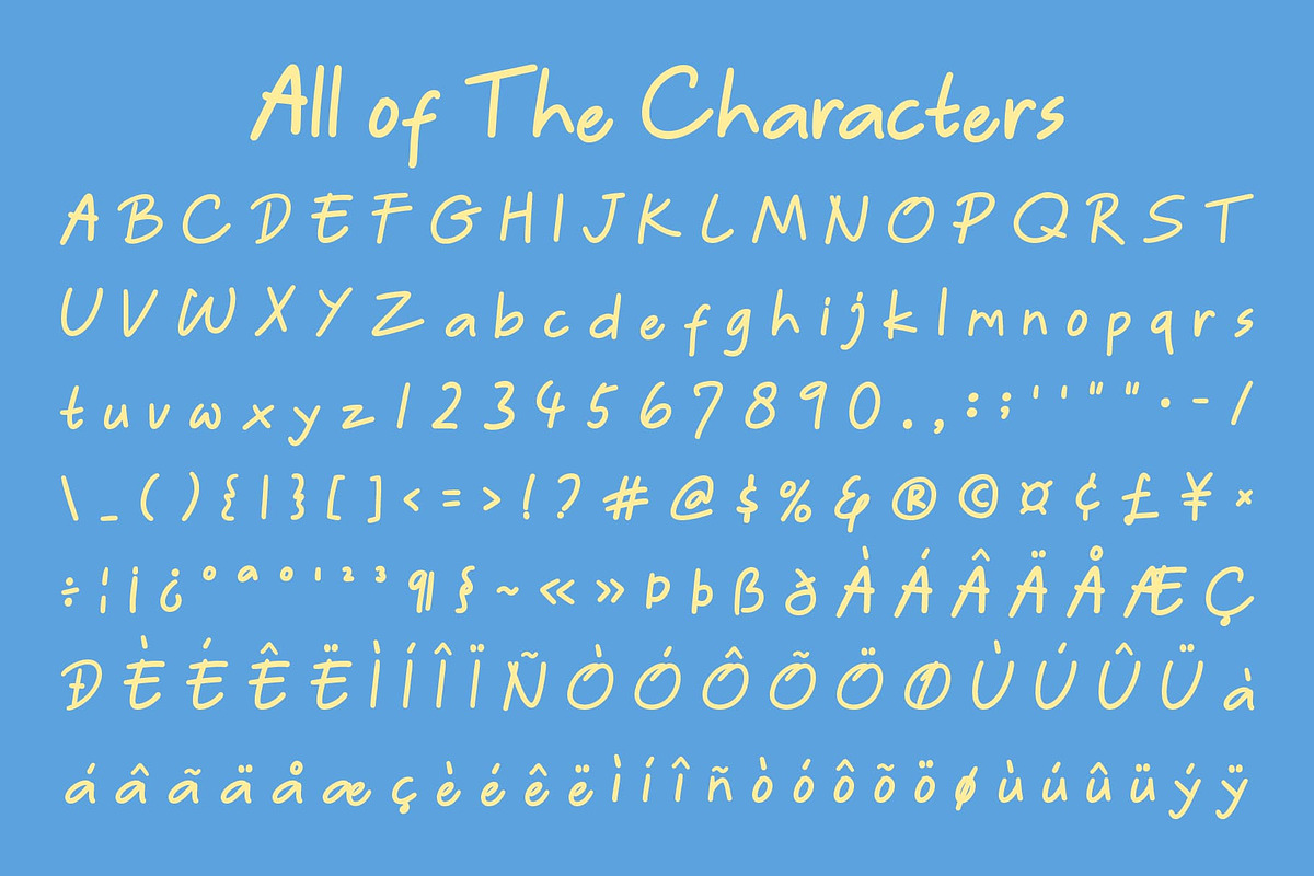 CS Breezy – Handwritten Font, a Handwritten Font by Craft Supply Co. (Photo 8 of 8)