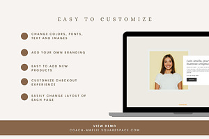 Squarespace Template For Coaches