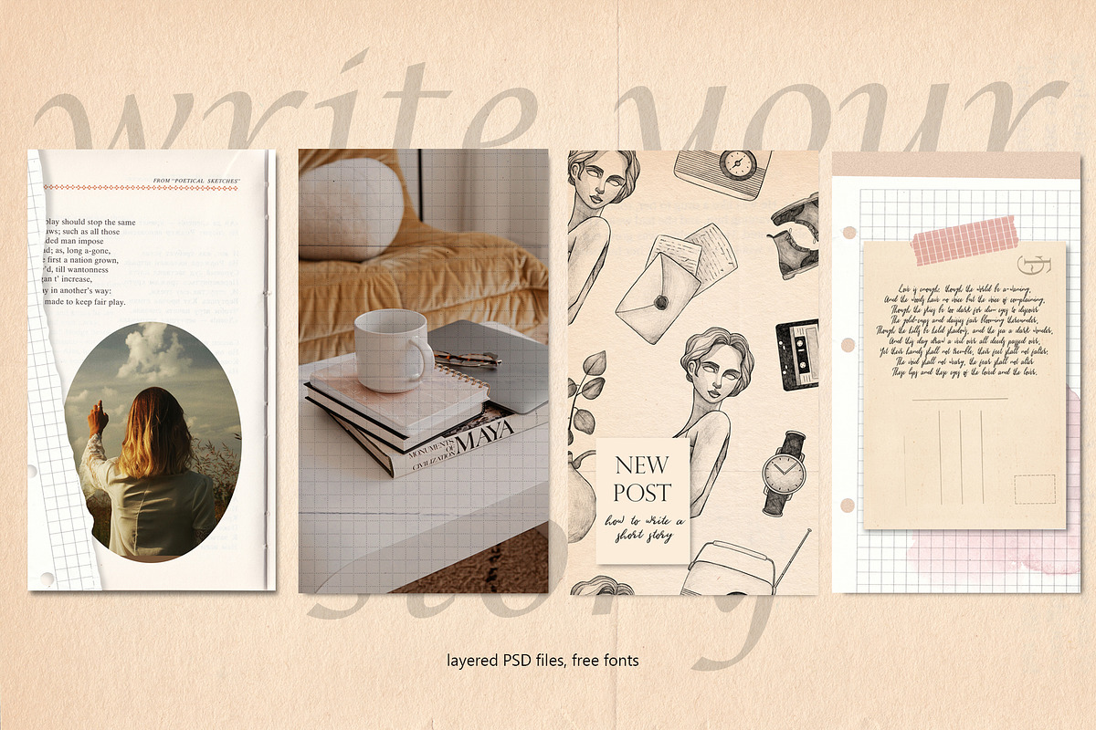 Author Collection, a Social Media Template by Scarlet Heath Art (Photo 7 of 21)