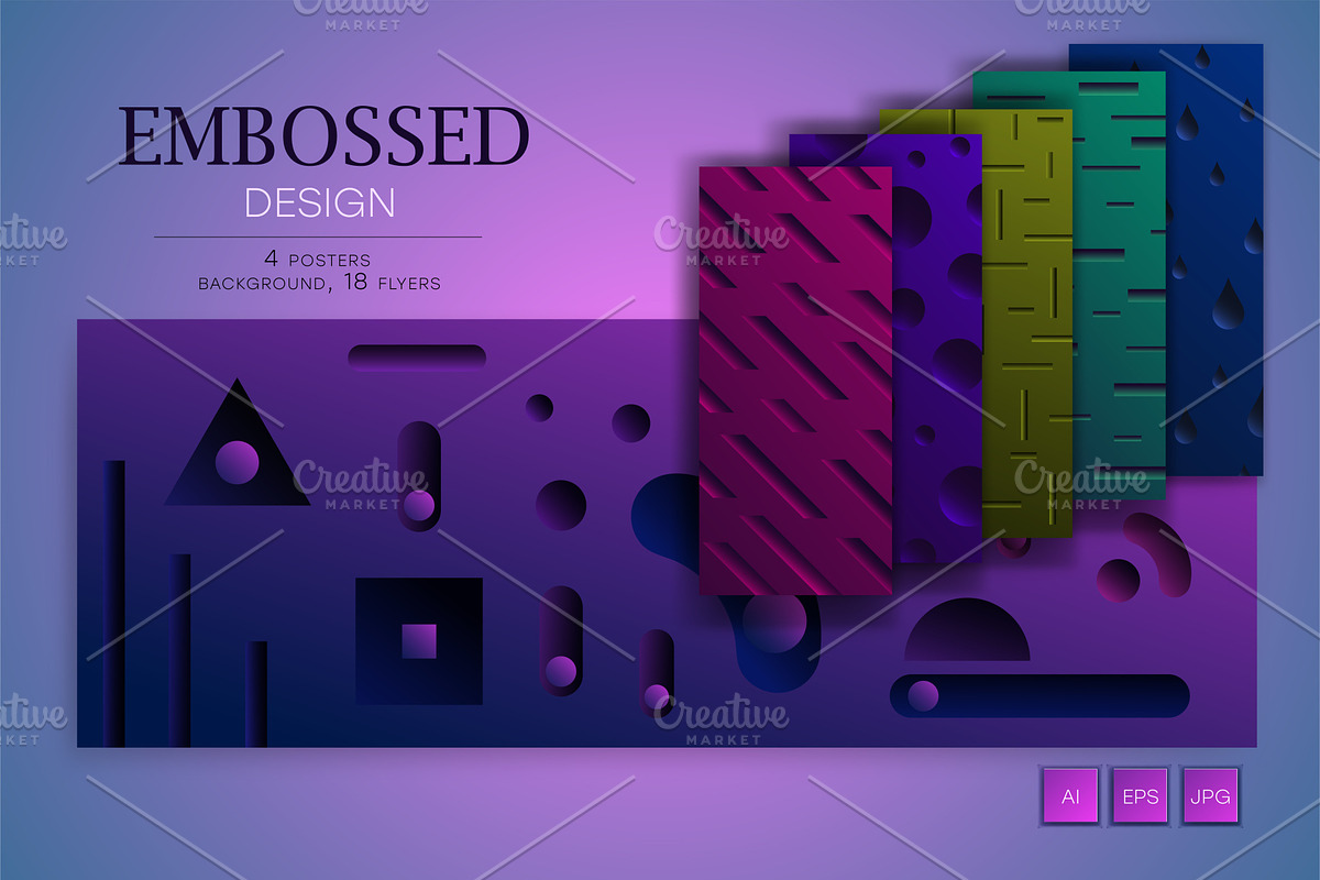 Abstract embossed design. Art., a Technology Illustration by KENO Mascots (Photo 1 of 5)