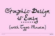 Blush TM – Messy Dynamic Script, a Handwritten Font by Type Mania (Thumbnail 12 of 12)