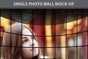 Single Photo Wall Mock-up