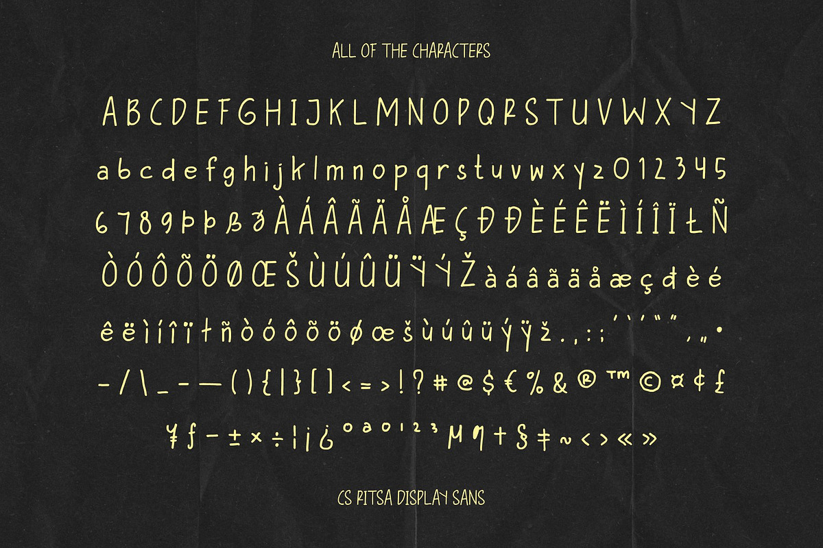 CS Ritsa - Font Duo, a Handwritten Font by Craft Supply Co. (Photo 7 of 8)