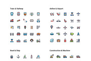 1500 Line Color Icons Pack, an Icon by WORAKAMON Design Studio (Thumbnail 6 of 17)