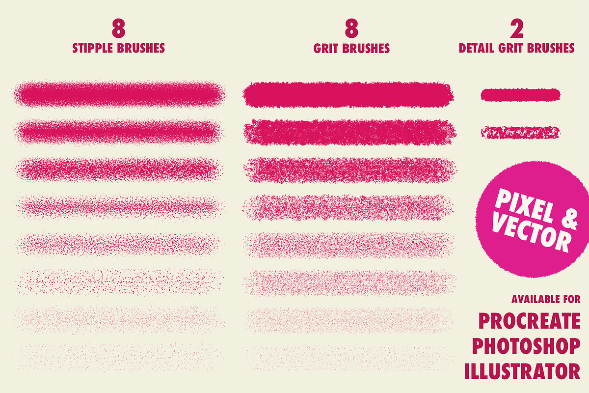 Gritty Grain Brushes Pack - Shaders, a Brush Add-On by Lisa Jacobs Design (Photo 2 of 4)