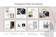 Podcast Instagram Pack, a Social Media Template by OlgaSerbun (Thumbnail 2 of 8)