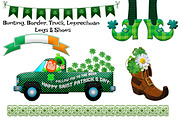 St Patrick's Day Clip Art, an Illustration by FrankiesDaughtersDesign (Thumbnail 2 of 8)