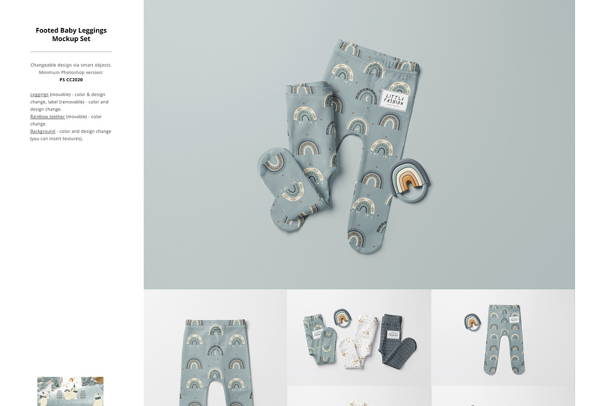 Little Fashion 2 Mockup Bundle, a Merchandise Mockup by creatsy5 (Photo 37 of 38)