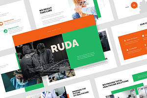 Ruda : Medical Profile Google Slides, a Presentation Template by Punkl Camp