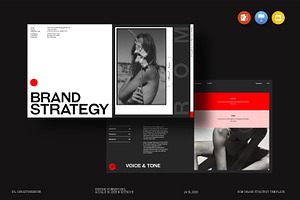 Rom Brand Strategy Presentation, a Presentation Template by CreativexGenius