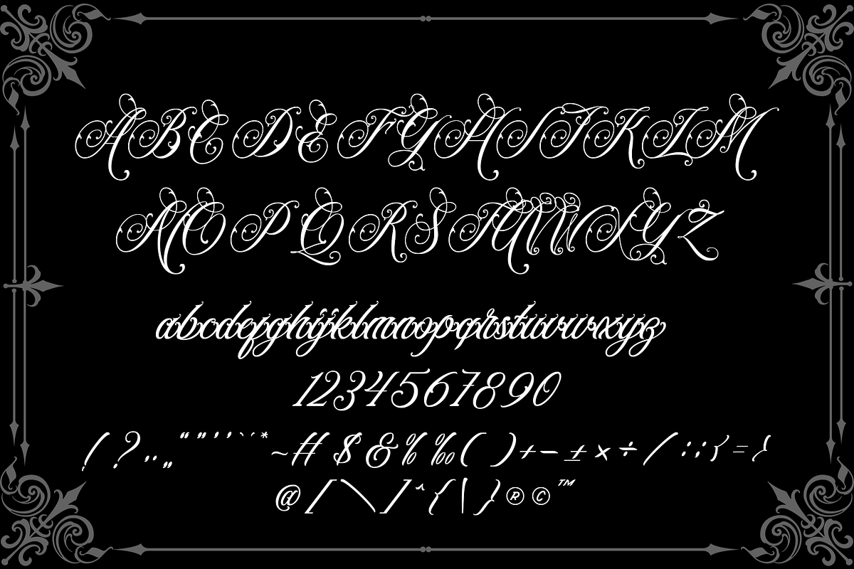 Black Majestic, a Script Font by dansdesign (Photo 4 of 9)