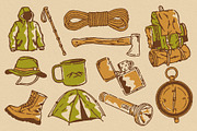 40 Outdoor Illustrations + Font use, an Object Illustration by Southerntown (Thumbnail 7 of 10)