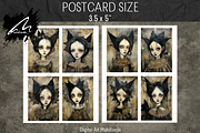 Whimsical Gothic Girl, Collage Page, a Person Illustration by Digital Art Mahdiseño (Thumbnail 8 of 9)