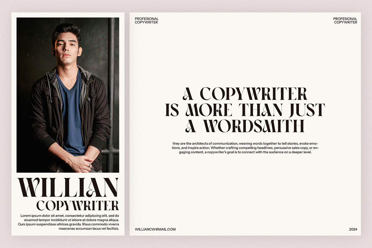 Wagims Unique Serif Font, a Serif Font by Graphicxell (Photo 4 of 8)