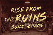 MoonSlash - Raw Cuts Typeface, a Handwritten Font by HypeWorksCo (Thumbnail 10 of 14)