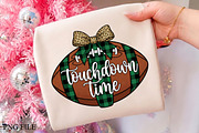 Touchdown Time Football Bow PNG, a Seasonal Illustration by CrexoraLab (Thumbnail 1 of 4)