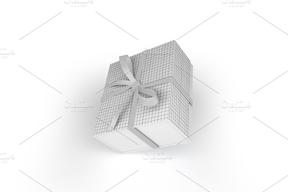 Gift Box Mockup, a Packaging Mockup by Qaleb Studio