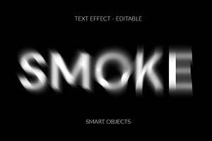 Smoke Text Effect, a Layer Style Add-On by CreativeShaper