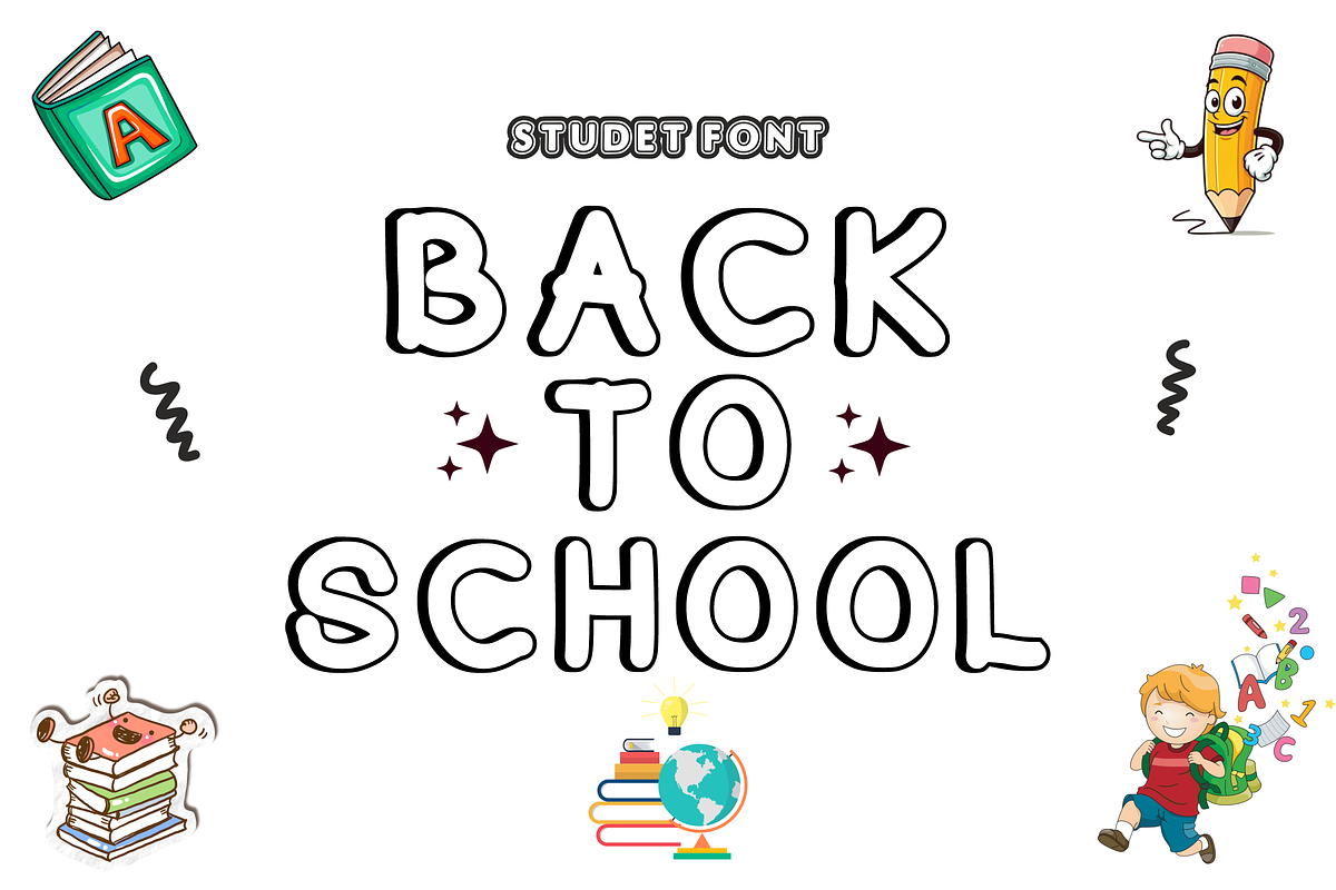 Baby Doodle – Cute & Playful Font, a Font by KiddoGlyphs Studio (Photo 3 of 5)