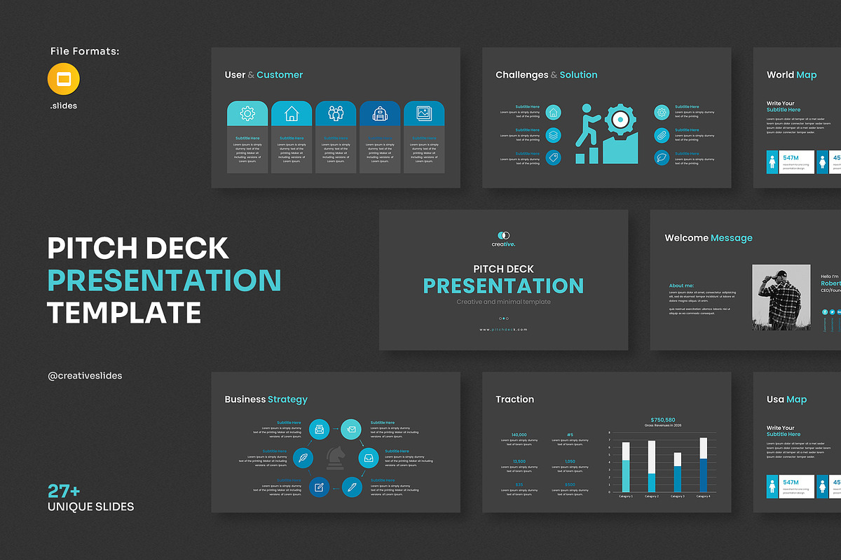 Business Pitch Deck Google Slides preview 5