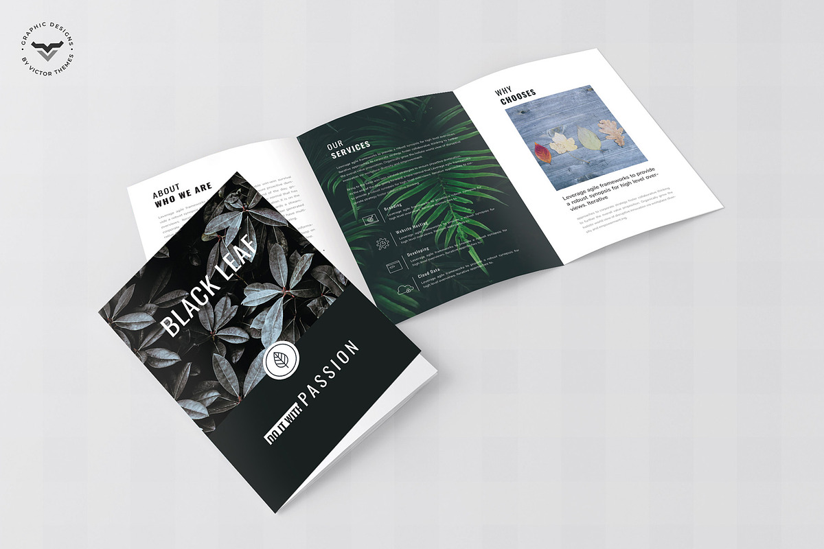 Minimal Business Tri-Fold Brochure, a Brochure Template by VictorThemes