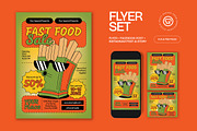 Fast Food Restaurant Sale Flyer, a Flyer Template by graphicook (Thumbnail 1 of 3)