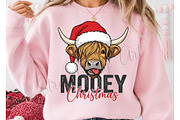 Mooey Christmas PNG, a Seasonal Illustration by DreamCafeArt (Thumbnail 2 of 7)