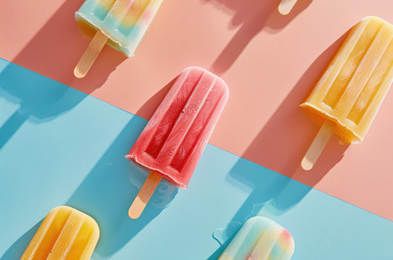 Fresh and Sweet Popsicles, a Food & Drink Photo by Virgo Studio