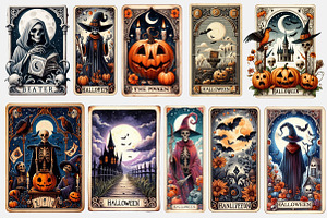 Vintage Halloween Cards Sublimation