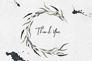 Leaves and watercolor shapes, a Decorative Illustration by Maria's little shop (Thumbnail 10 of 10)