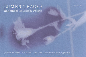 Lumen Traces: Handmade Prints, a Background Graphic by Anastasiia VNSK