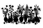 50 Botanical Garden Silhouette bundl, an Illustration by Designs_River (Thumbnail 35 of 51)