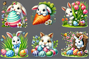 Easter Day Peeking Bunny Sublimation, a Seasonal Illustration by Rose Art (Thumbnail 3 of 4)