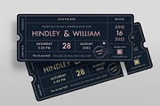 Wedding Ticket Invitation Template, an Invitation Template by BrandPacks (Thumbnail 4 of 4)