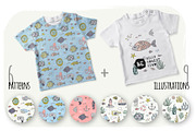 Marine. Design set., an Animal Illustration by kuchuk_design (Thumbnail 4 of 5)