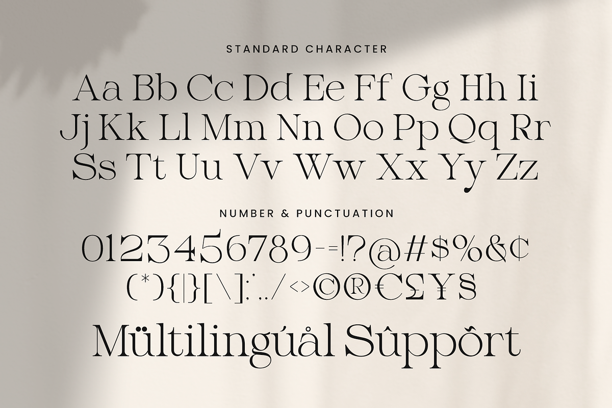 Stylish Logo Font - Bulgary, a Serif Font by Umitype (Photo 8 of 8)