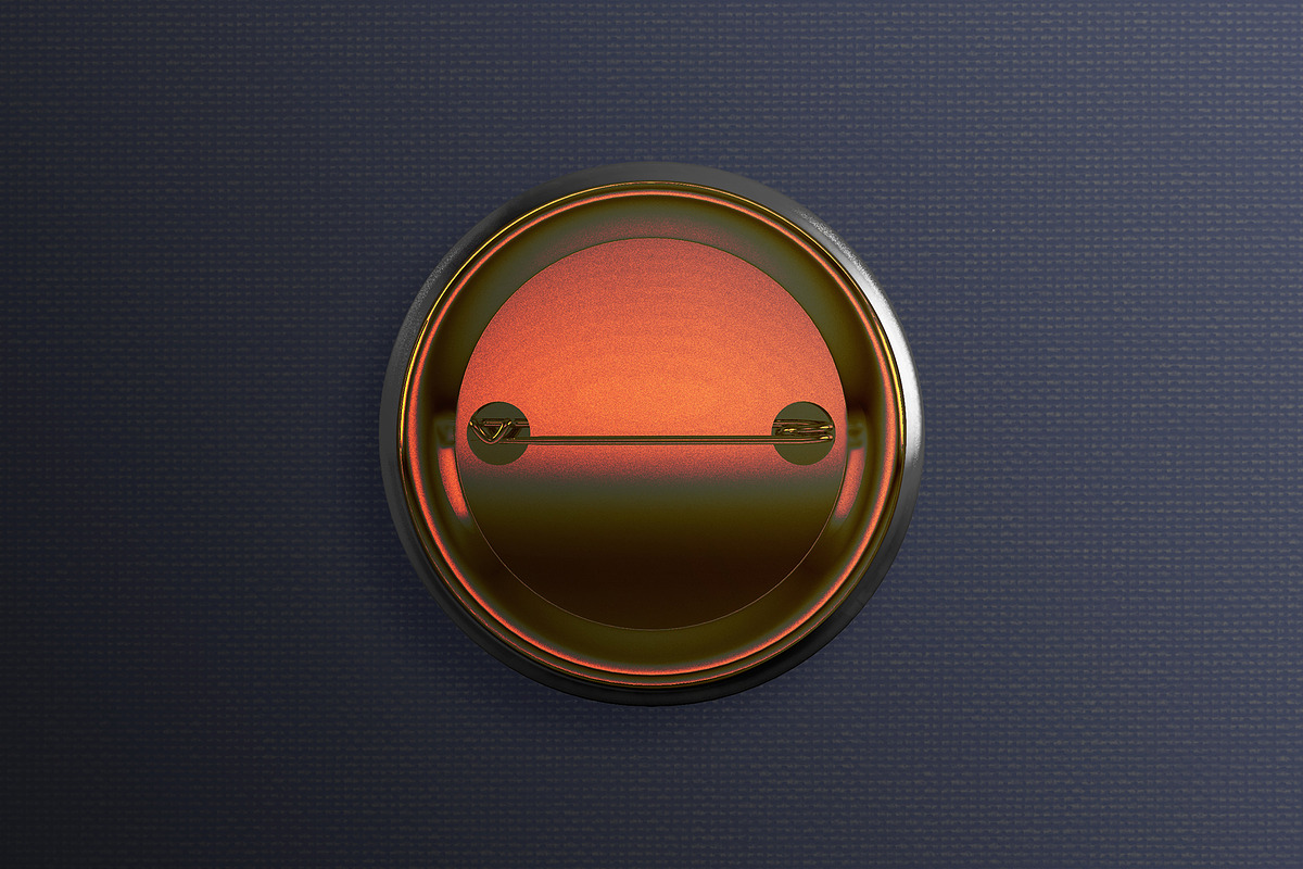 Pin Button Badge Mockup, a Product Mockup by Honnum Graphic Art (Photo 11 of 11)
