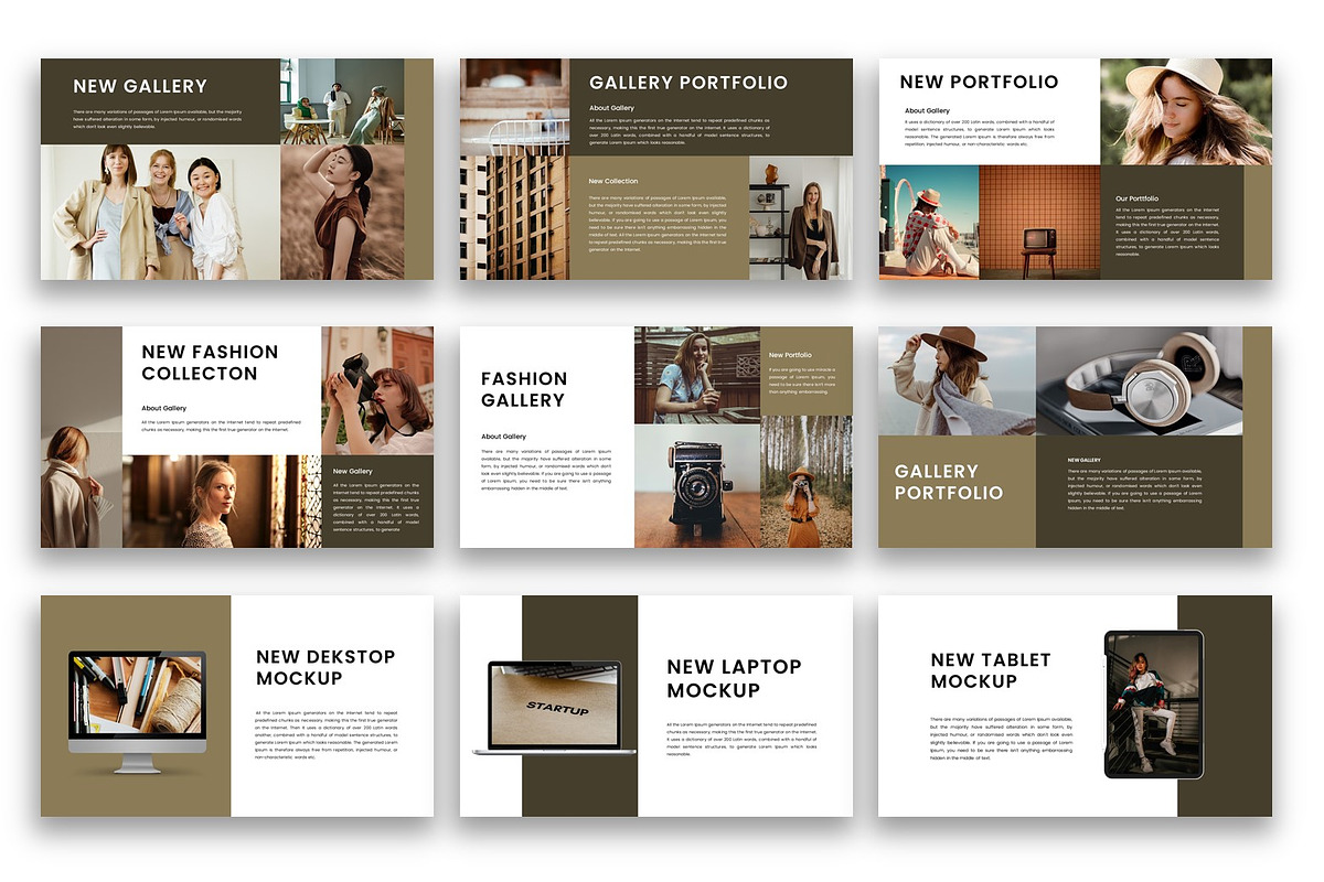 Kazeka – Fashion PowerPoint Template, a Presentation Template by kreatifreya (Photo 5 of 5)