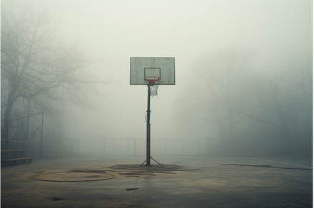 Open Basketball court outdoor autumn, a Sports & Recreation Photo by Ylivdesign