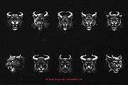 10 Bundle Dark Art Panther Horn, an Illustration by Morspective (Thumbnail 6 of 7)