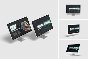 Monitor Screen Mockup, a Wearable Device Mockup by Onezero
