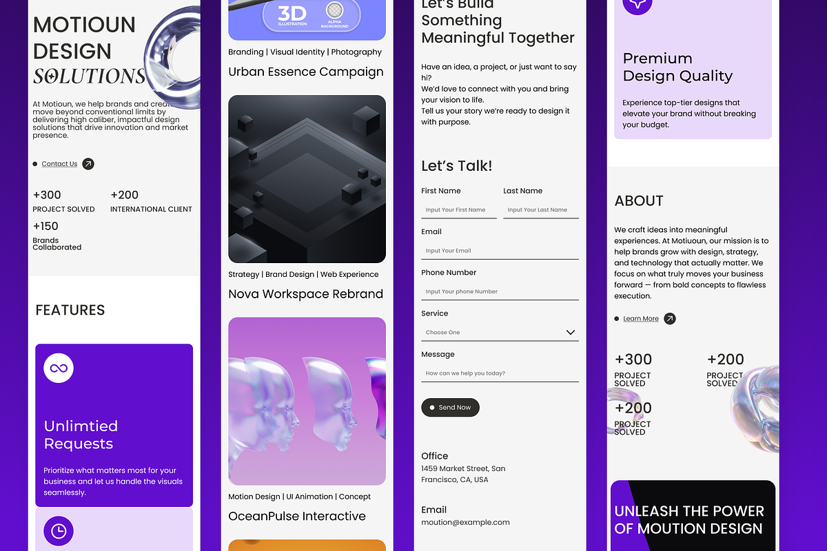 Creative Agency Landing Page preview 5