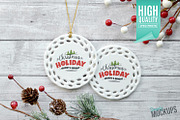 Round Ornament Mockup - 2 Sided, a Product Mockup by Simply Mockups (Thumbnail 2 of 2)