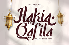 Hakia Qafila – Arabic Style Font