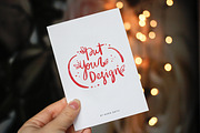 6 postcard and invitation mock ups, a Print Template by Marie Smth (Thumbnail 3 of 7)