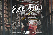 Huffles - Display Blackletter Font, a Blackletter Font by Dhabee (Thumbnail 15 of 16)