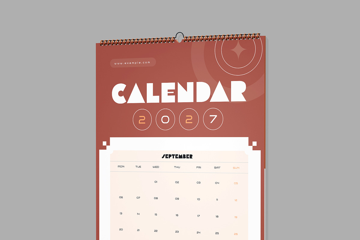 2027 Wall Calendar Template, a Stationery Template by NorthPeak (Photo 5 of 5)