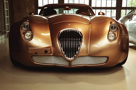 Wiesmann roadster stock photograph